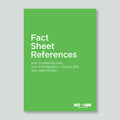 Fact Sheet References
